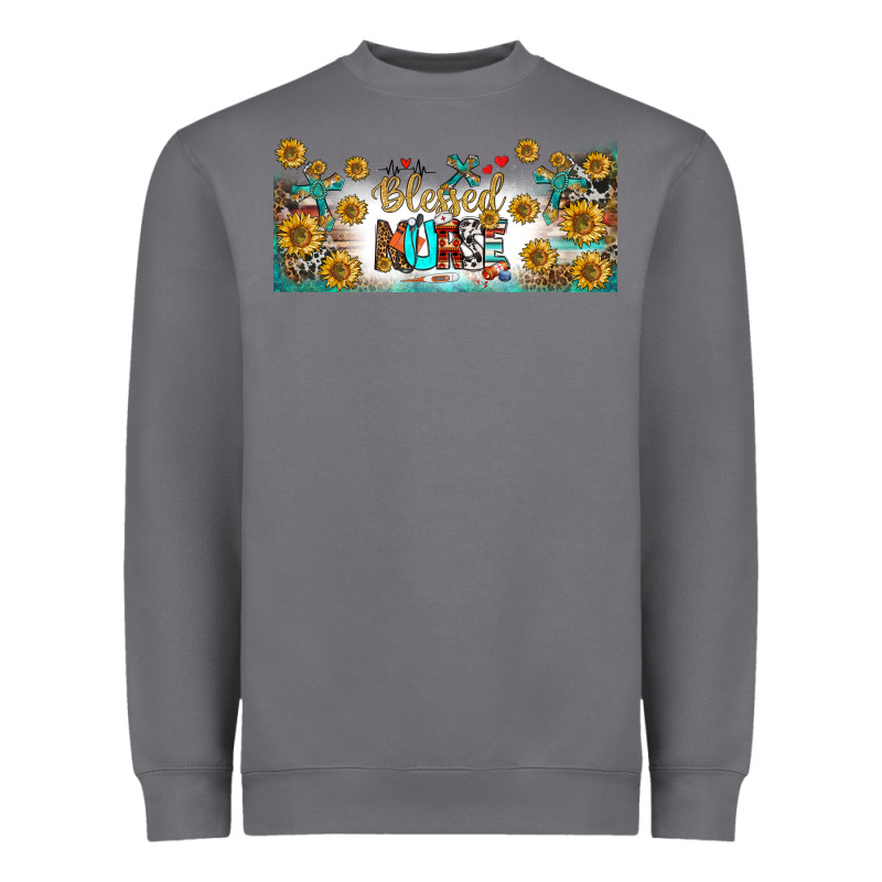 Blessed Nurse Libbey Glass Heavyweight Sweatshirt by BundleAndBundleShop | Teevron