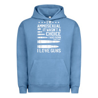 Pigment Pebble Blue Ammosexual Bullets Love Pro Gun Lover Cool Enthusiast Gifts Urban Hoodie - minhPixels