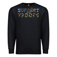 Black armed forces day support our troops Premium Sweatshirt - Artiststas