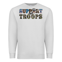 Dove Grey armed forces day support our troops Premium Sweatshirt - Artiststas