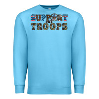 Ocean Blue armed forces day support our troops Premium Sweatshirt - Artiststas