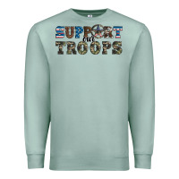 Seafoam armed forces day support our troops Premium Sweatshirt - Artiststas