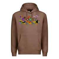 Chestnut it's spooky season libbey glass Premium Hoodie - BundleAndBundleShop