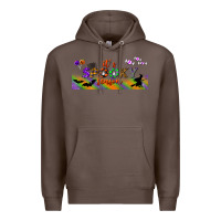 Coffee it's spooky season libbey glass Premium Hoodie - BundleAndBundleShop