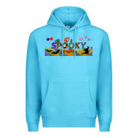 Ocean Blue it's spooky season libbey glass Premium Hoodie - BundleAndBundleShop