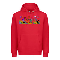 Red it's spooky season libbey glass Premium Hoodie - BundleAndBundleShop
