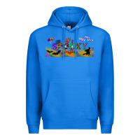 True Royal it's spooky season libbey glass Premium Hoodie - BundleAndBundleShop