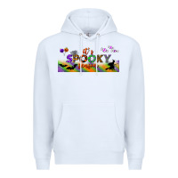White it's spooky season libbey glass Premium Hoodie - BundleAndBundleShop