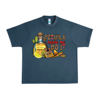 Midnight Navy tequila made me do it Urban Heavy Tee - RanaPortraitStore