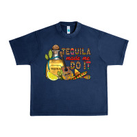 Navy tequila made me do it Urban Heavy Tee - RanaPortraitStore