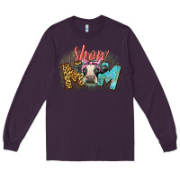 Plum Show mom cow Long Sleeve Tee - CowGirlArtShop