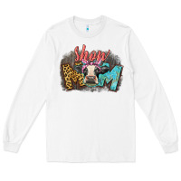 White Show mom cow Long Sleeve Tee - CowGirlArtShop
