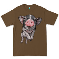 Cacao baby pig Premium Tee - BarkalooDesign
