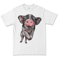 White baby pig Premium Tee - BarkalooDesign