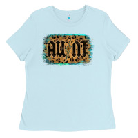 Baby Blue Leopard Pattern Aunt Tried Ladies Tee - Bettercallsaul
