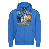 True Royal Tequila Sunshine Zipper Hoodie - CowhideDigitalArt