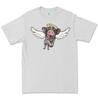Dove Grey angel baby pig Premium Tee - BarkalooDesign