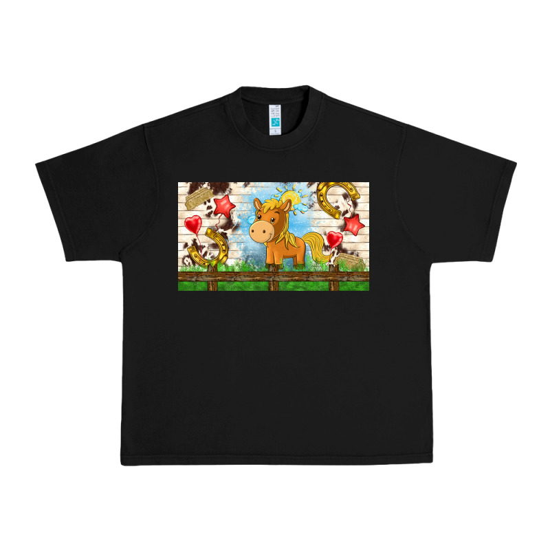 Cute Horse Urban Heavy Tee by TumblerDesignByShophia | Teevron
