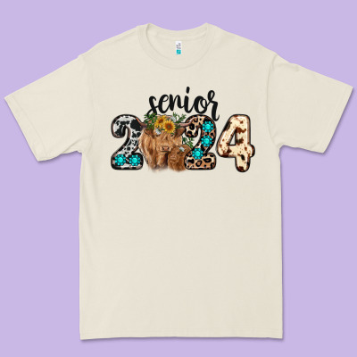 Western Senior 2024 Cow Premium Tee Designed By Ranaportraitstore