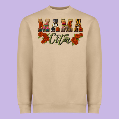 Mama Cita Heavyweight Sweatshirt Designed By Bundleandbundleshop