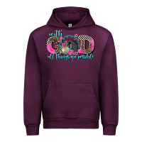 Mauve Wine with god all things are possible race Urban Hoodie - AdoDesignShop