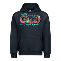 Navy with god all things are possible race Urban Hoodie - AdoDesignShop