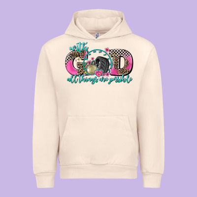With God All Things Are Possible Race Urban Hoodie Designed By Adodesignshop
