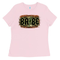 Camouflage Patterned Babe Tried Ladies Tee | Teevron