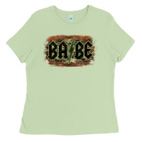 Matcha Camouflage Patterned Babe Tried Ladies Tee - Bettercallsaul