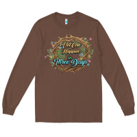 Chestnut Crown of thorns Easter Day Long Sleeve Tee - HowdyJamesFarm