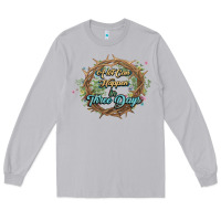 Moon Dust Crown of thorns Easter Day Long Sleeve Tee - HowdyJamesFarm