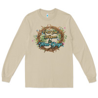 Mushroom Crown of thorns Easter Day Long Sleeve Tee - HowdyJamesFarm