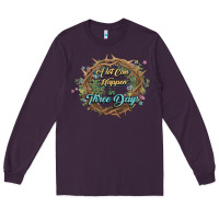Plum Crown of thorns Easter Day Long Sleeve Tee - HowdyJamesFarm