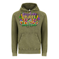 King Cake Calories Dont Count Vintage Hoodie | Teevron