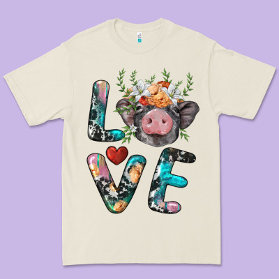 Pig Love Premium Tee Designed By Barkaloodesign