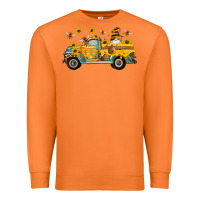 Carrot western bee gnomes truck sunflowers honeycomb beehive honey turquoise Premium Sweatshirt - Artiststas