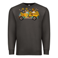 Smoke western bee gnomes truck sunflowers honeycomb beehive honey turquoise Premium Sweatshirt - Artiststas