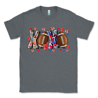 Charcoal Heather Xox Football Classic Tee - CowhideDigitalArt