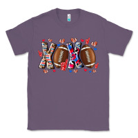 Lavender Xox Football Classic Tee - CowhideDigitalArt