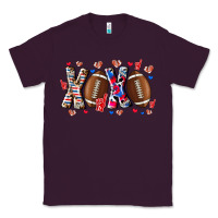 Plum Xox Football Classic Tee - CowhideDigitalArt