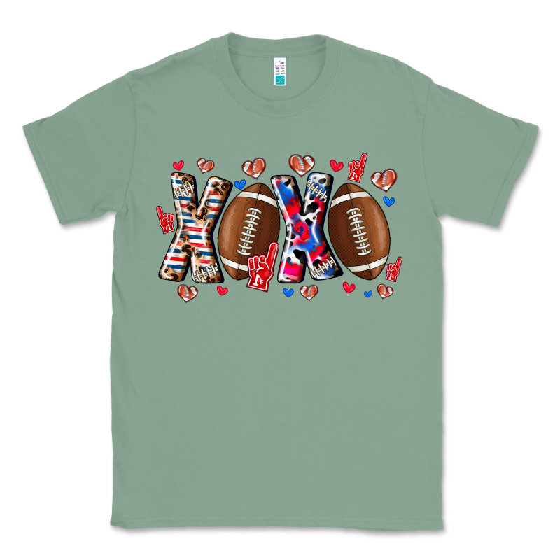 Xox Football Classic Tee by CowhideDigitalArt | Teevron
