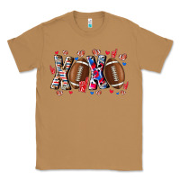 Toasted Coconut Xox Football Classic Tee - CowhideDigitalArt