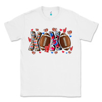 White Xox Football Classic Tee - CowhideDigitalArt