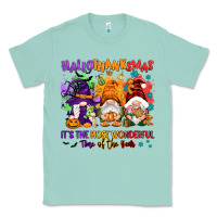 Seafoam Hallothanksmas it's the most wonderful time of the Classic Tee - NancyCooperArtShop