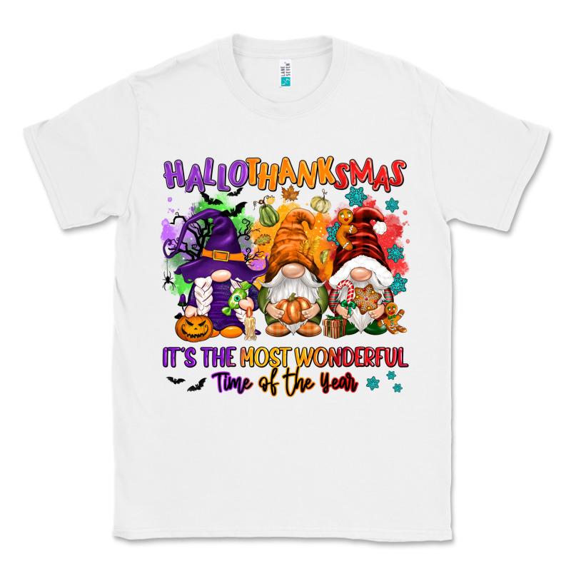 Hallothanksmas It's The Most Wonderful Time Of The Classic Tee by NancyCooperArtShop | Teevron