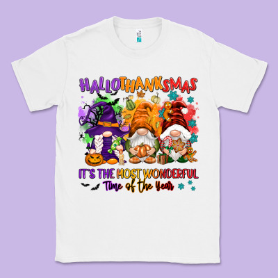 Hallothanksmas It's The Most Wonderful Time Of The Classic Tee Designed By Nancycooperartshop