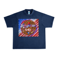 Navy American babe Urban Heavy Tee - TumblerDesignByShophia