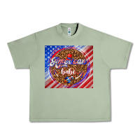 Oil Green American babe Urban Heavy Tee - TumblerDesignByShophia