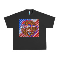 Pigment Black American babe Urban Heavy Tee - TumblerDesignByShophia