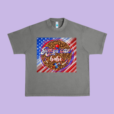 American Babe Urban Heavy Tee Designed By Tumblerdesignbyshophia